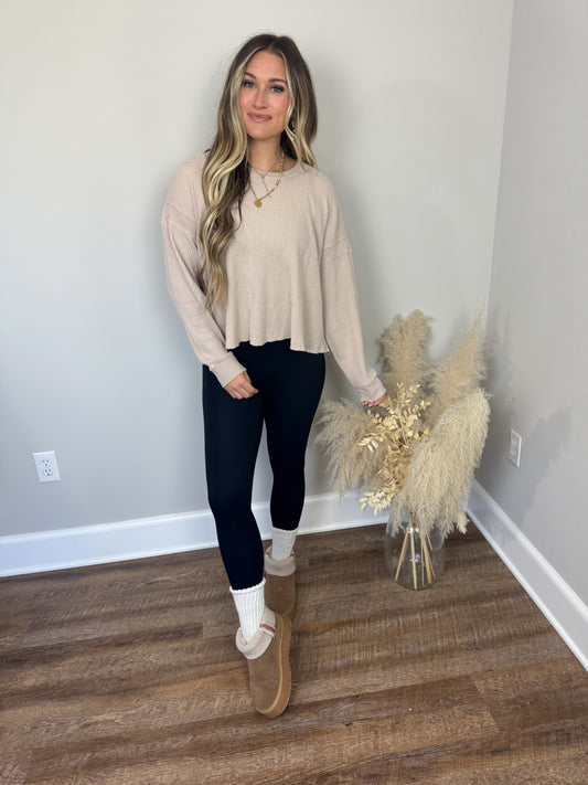 Stratton Thermal Top | Taupe