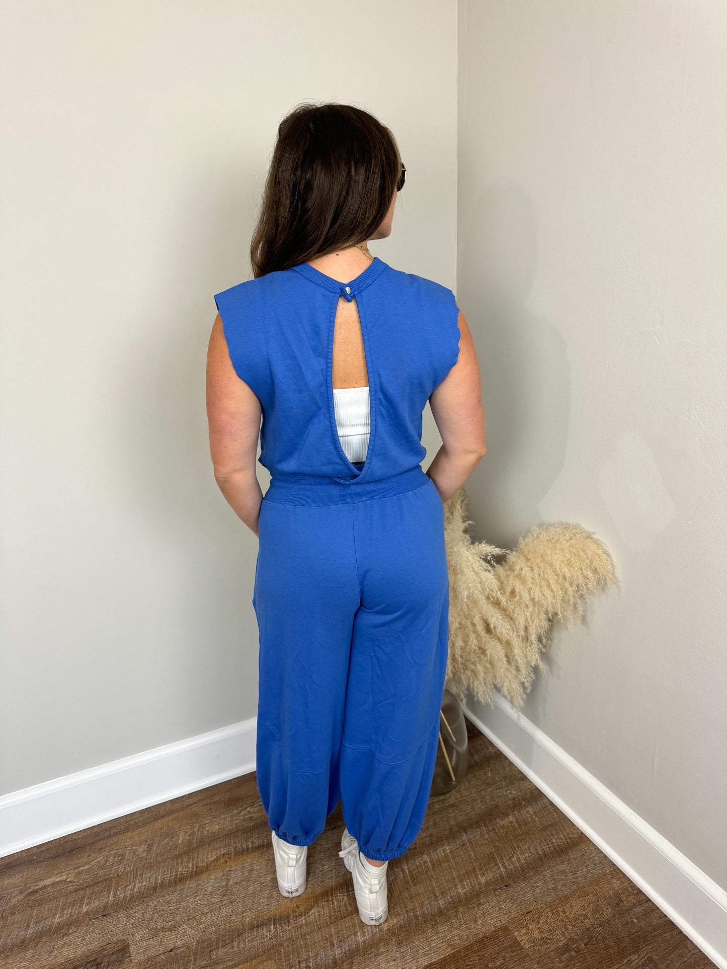 Best For Me Jumpsuit | Blue