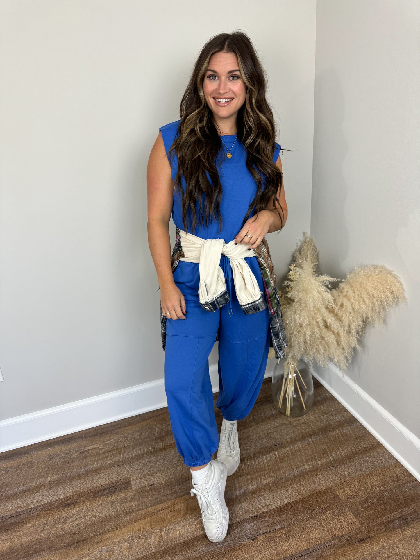 Best For Me Jumpsuit | Blue