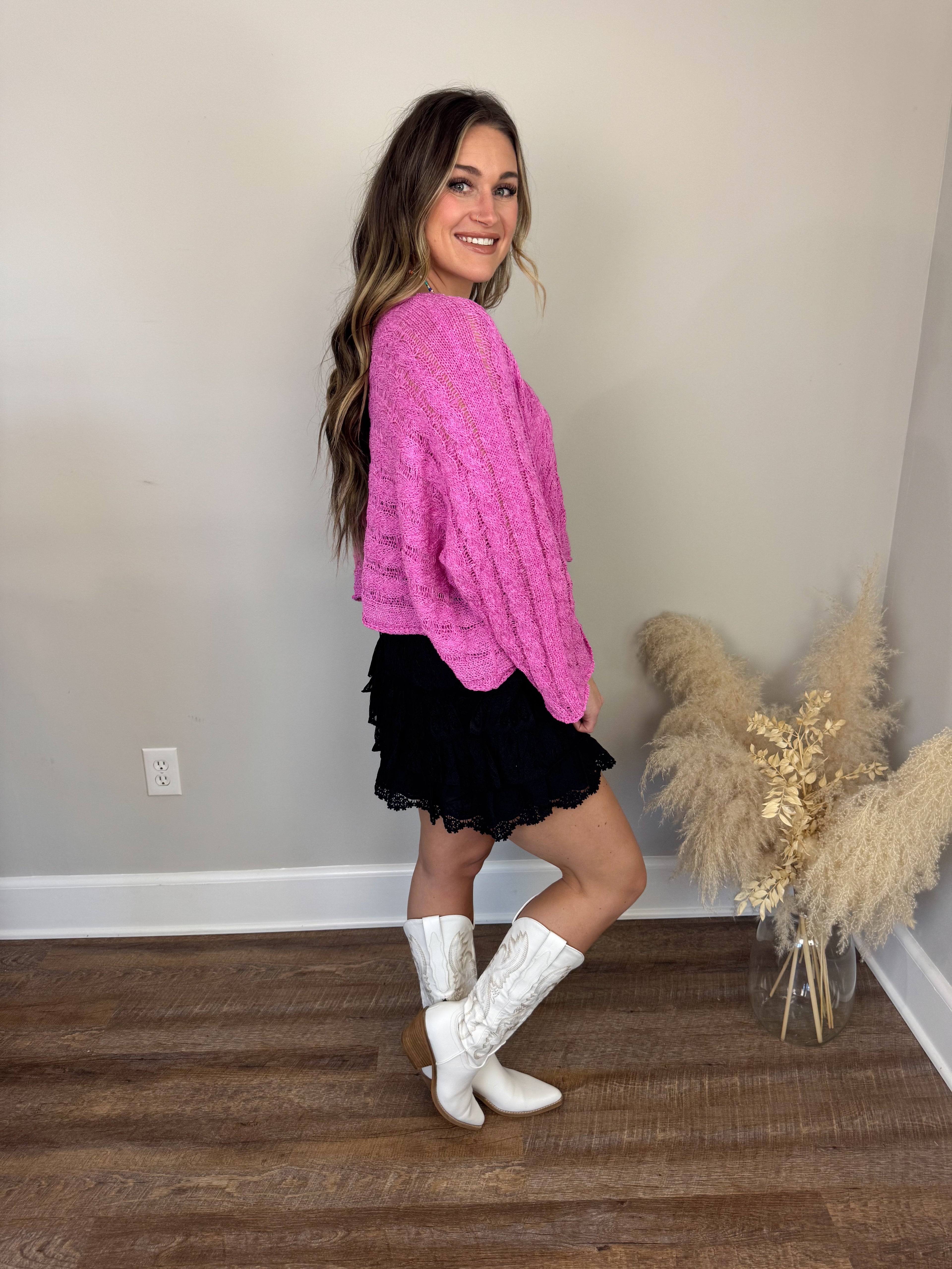 Forever Yours Ruffled Shorts | Black