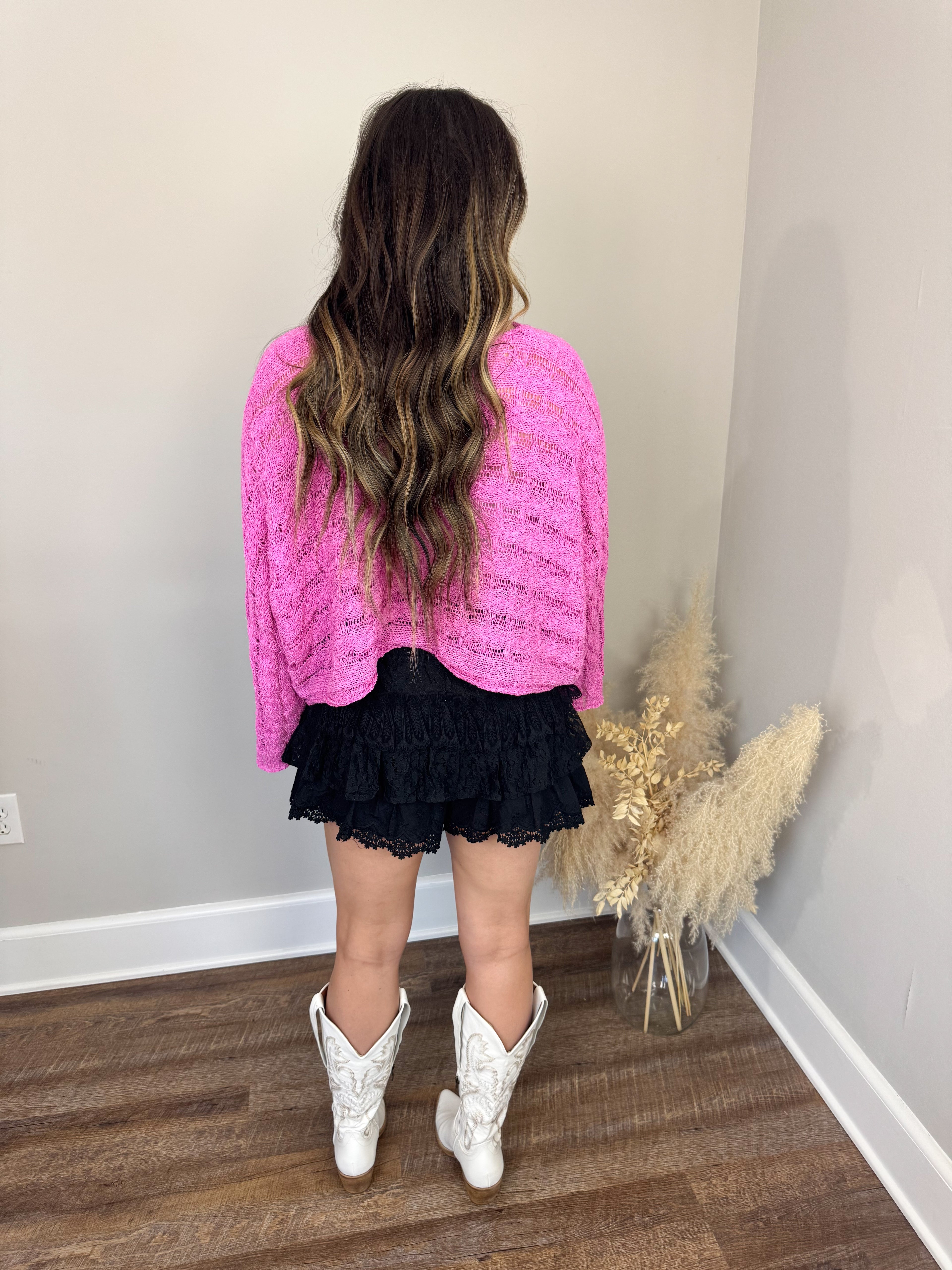 Forever Yours Ruffled Shorts | Black