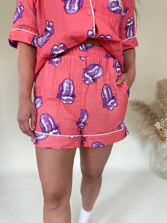 Rolling Stones Pajama Shorts FINAL SALE