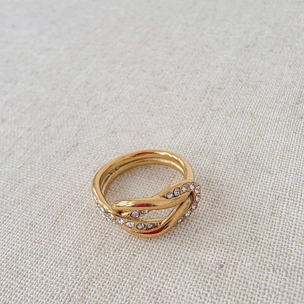 Infinity Diamond Ring - WATERPROOF-Ring-Pretty Simple