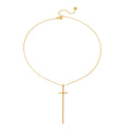 Modern Cross Necklace - WATERPROOF-Necklace-Pretty Simple