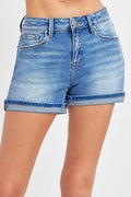 Risen Mid Rise Cuffed Shorts FINAL SALE