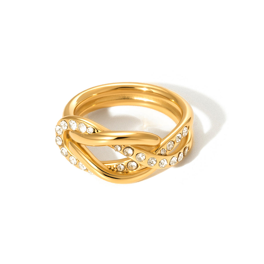 Infinity Diamond Ring - WATERPROOF-Ring-Pretty Simple