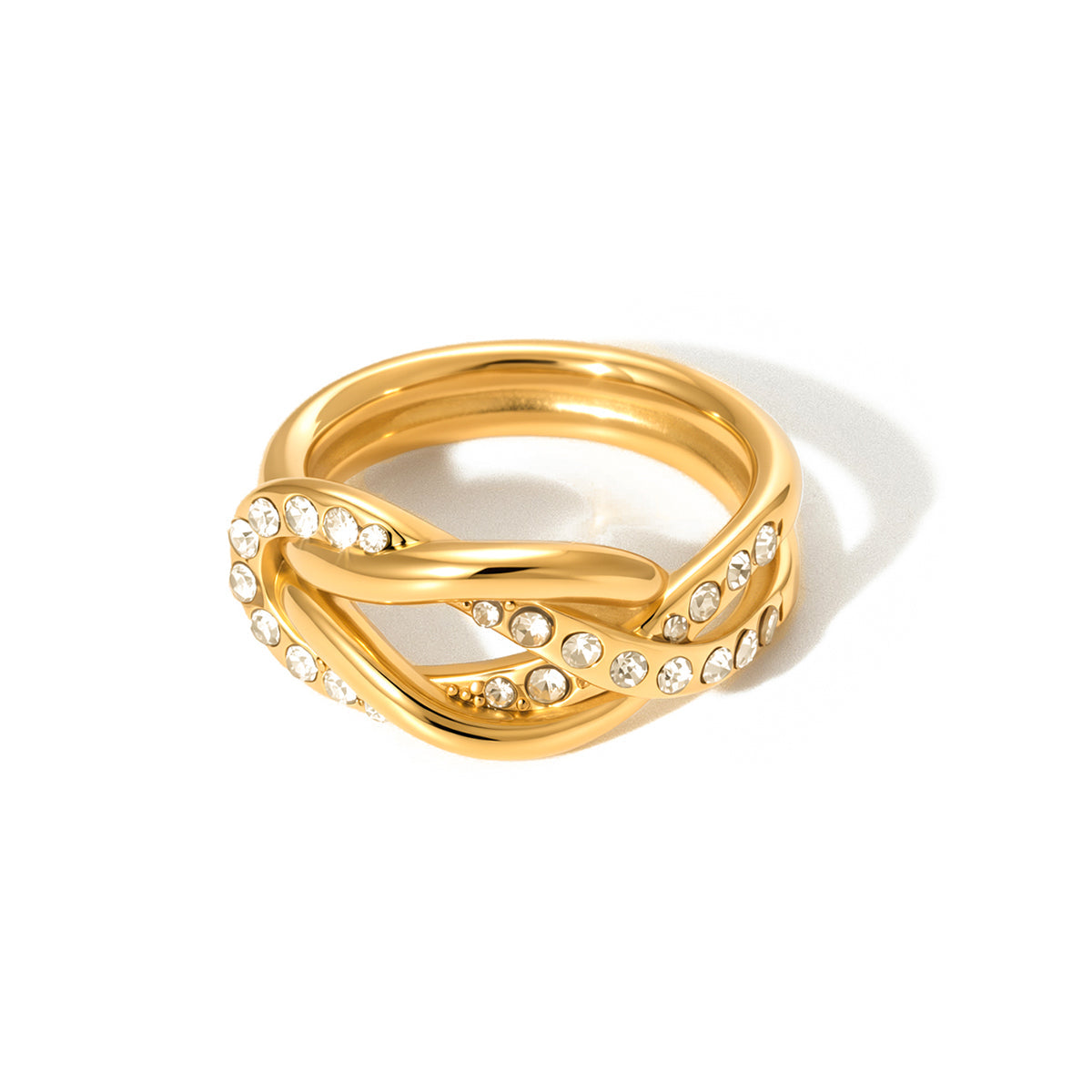 Infinity Diamond Ring - WATERPROOF-Ring-Pretty Simple