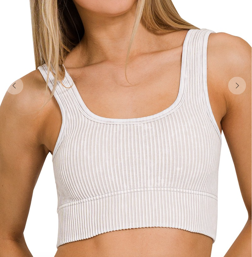 Lazy Days Bra Top | Bone