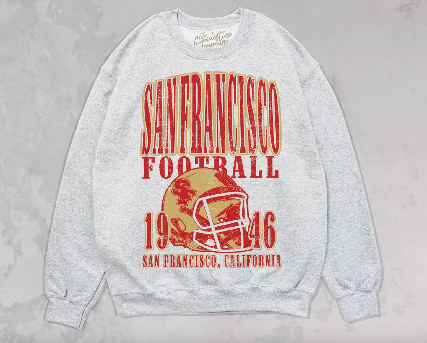 San Francisco Football Oversized Sweatshirt