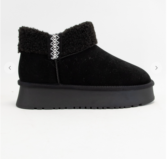 Robbie Platform Bootie | Black