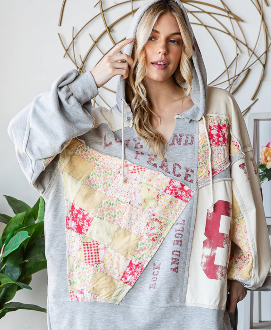 Kelce Patchwork Hoodie