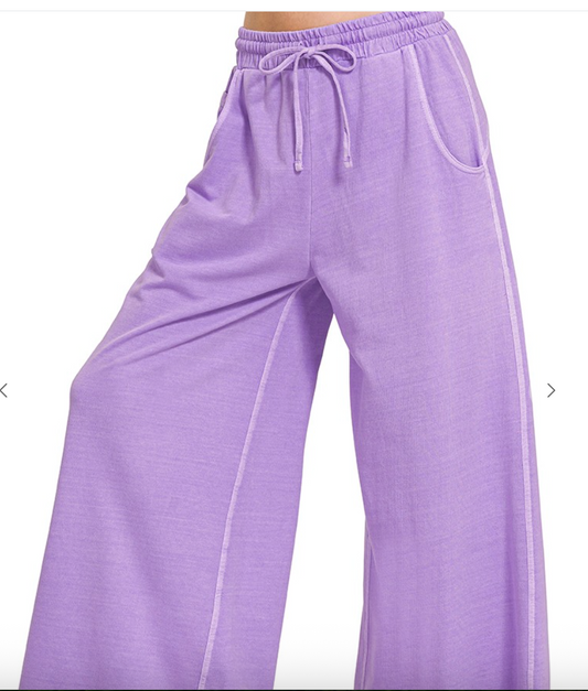 Barre Wide Leg Pants | Lavender
