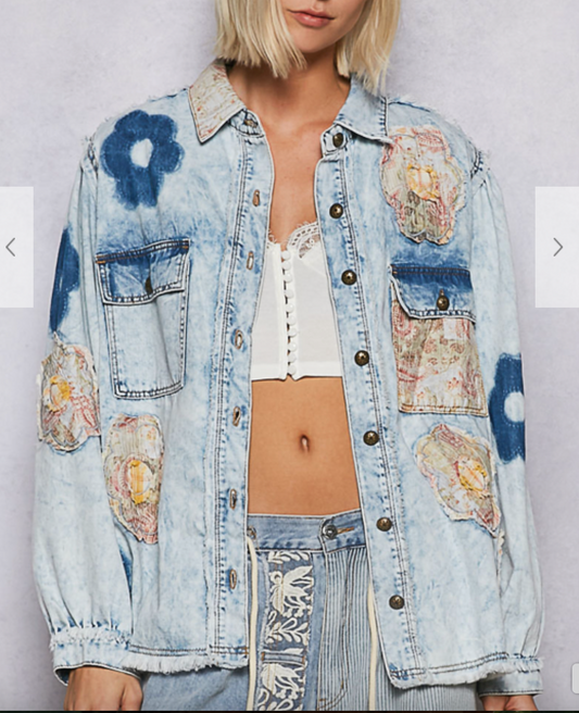 Mosaic Denim Jacket | Denim