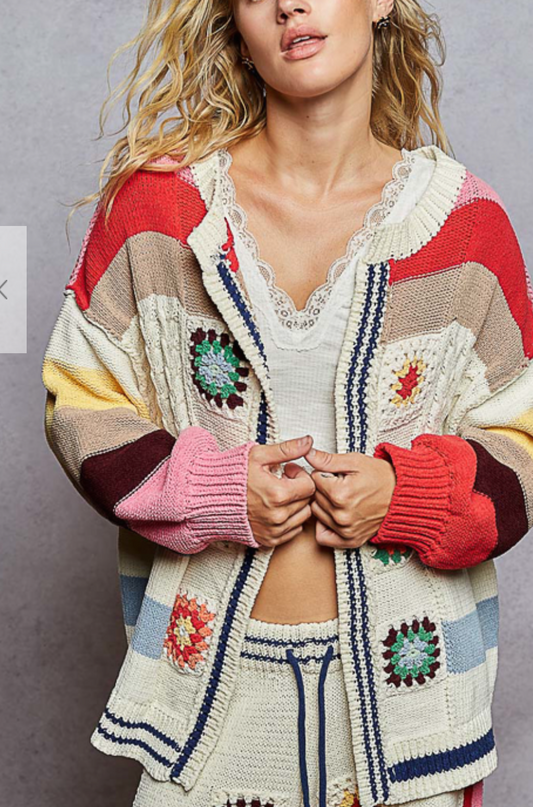 Paintbox Patchwork Cardigan