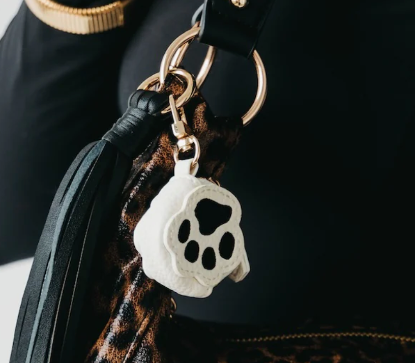 Paw Print Bag Charm