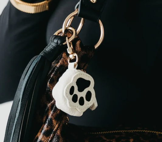 Paw Print Bag Charm
