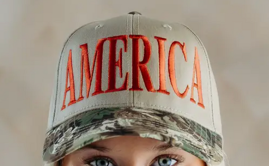 America Camo Hat
