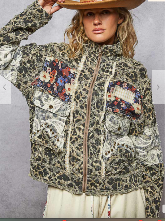 Wisteria Jacket | Dark Leopard