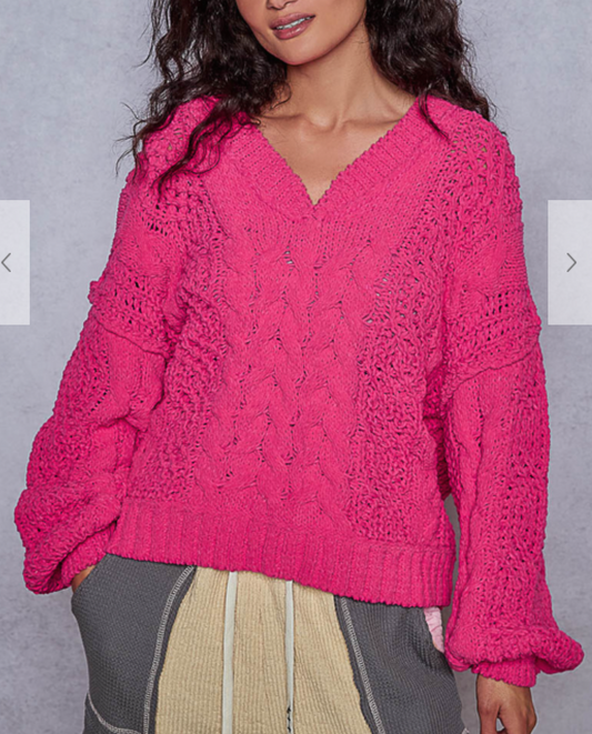 Apple Cider Sweater | Pink
