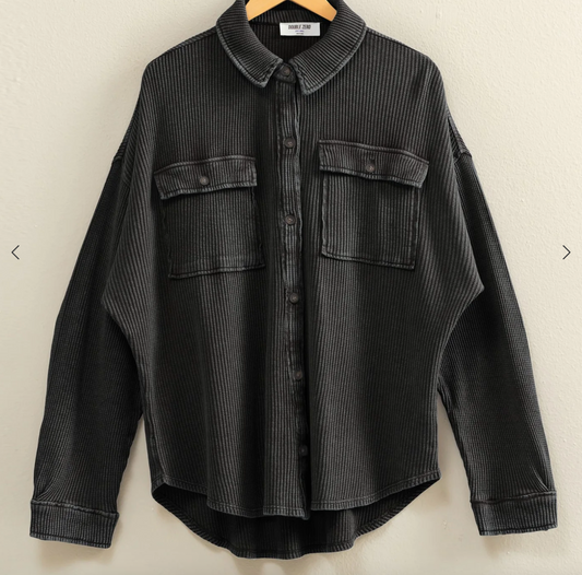 Cabo Thermal Shacket | Black