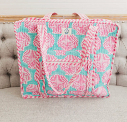 Sanibel Quilted Tote Bag