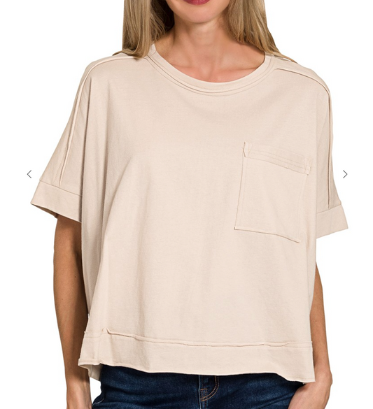 Halo T-Shirt | Sand Beige