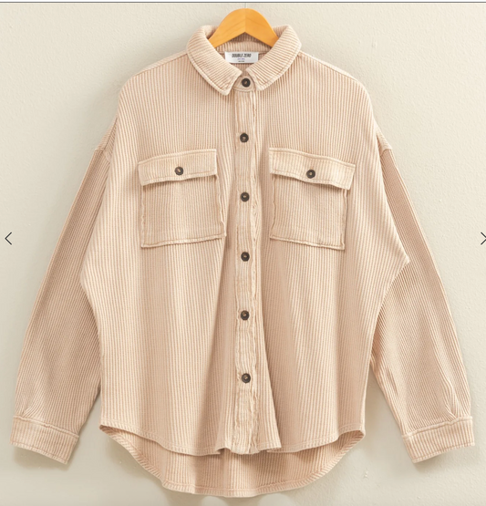 Cabo Thermal Shacket | Taupe