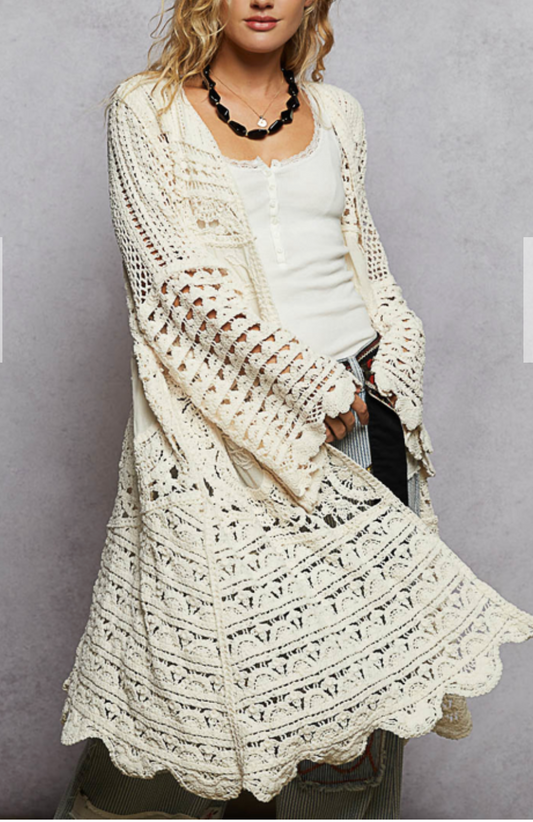 Wildest Dreams Crochet Cardigan