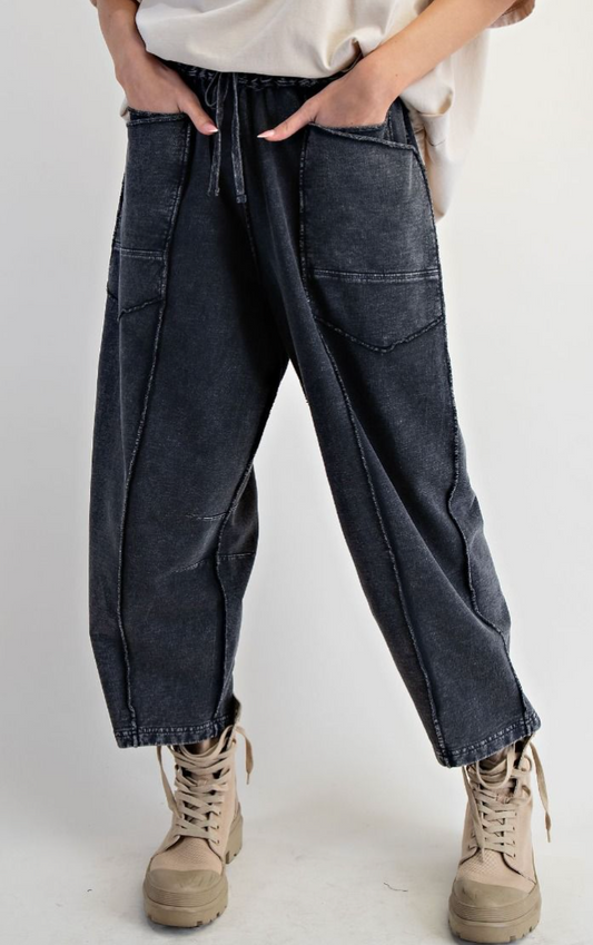 Twenty Five Barrel Pants | Black
