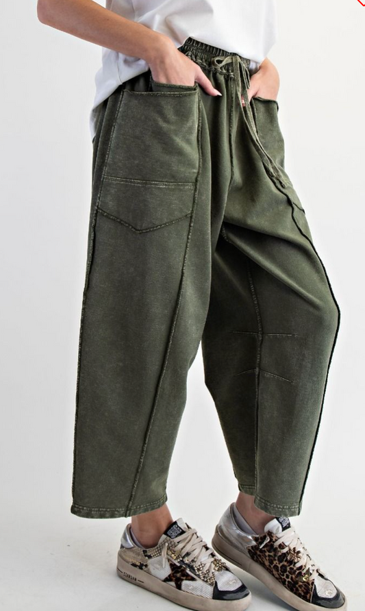 Twenty Five Barrel Pants | Green