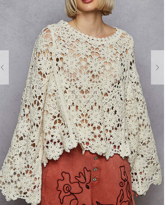 Crisp Morning Chenille Sweater | Ivory