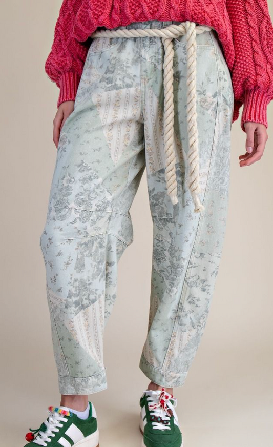 Haven Barrel Pants | Sage