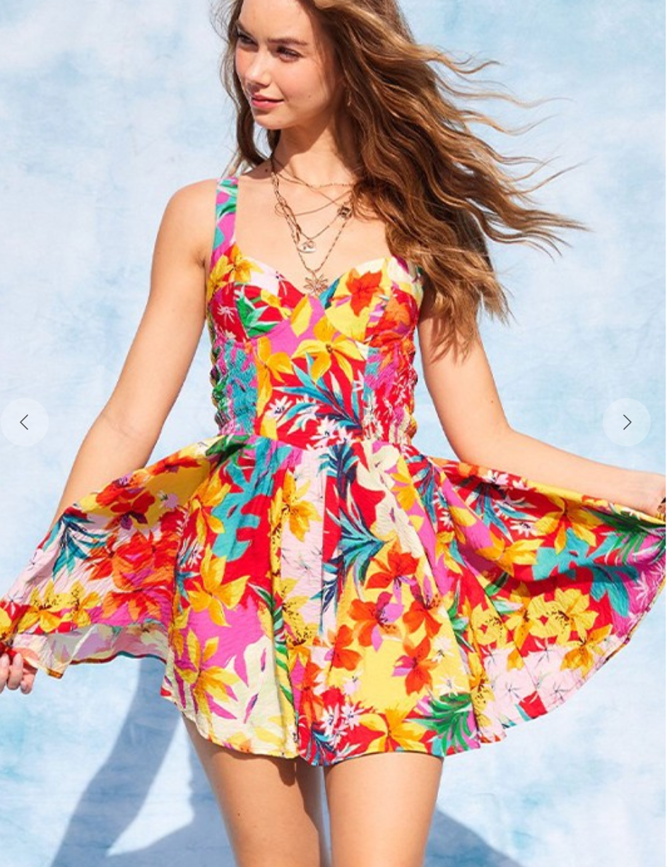 Luau Floral Dress