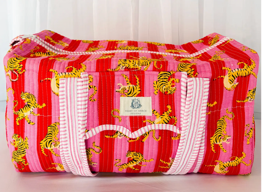 Tiger Lily Duffle Bag