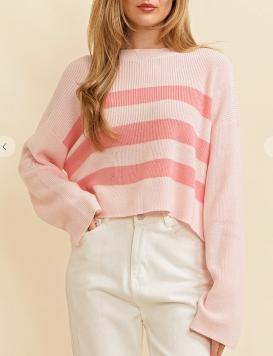 Baddie Striped Sweater