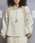 Loyal Quilted Hoodie | Cream