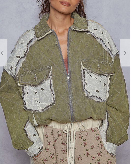 Same Place Quilted Jacket | Olive