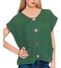 Seafoam Sweater Vest | Green