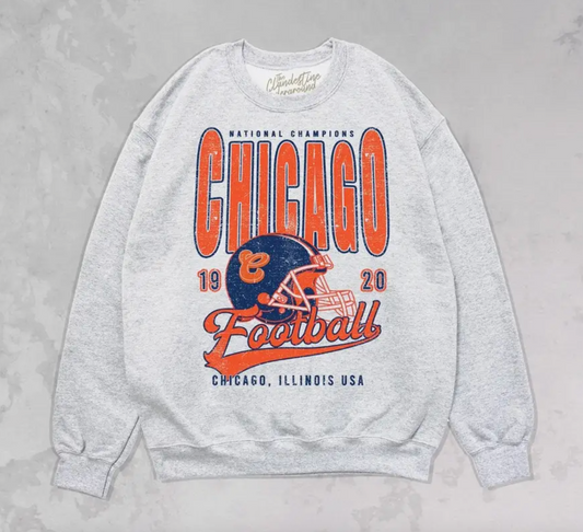 Chicago Football Oversized Sweatshirt