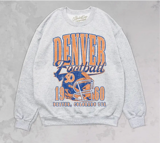 Denver Football Oversized Sweatshirt