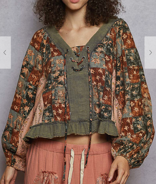 Harvest Printed Top