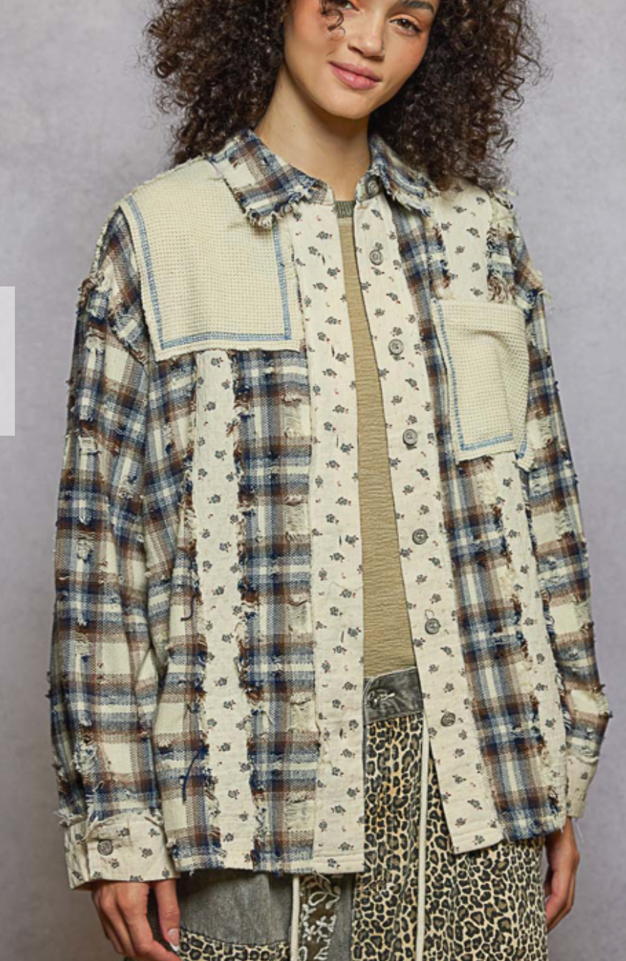 Horizon Plaid Top