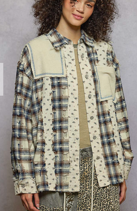 Horizon Plaid Top