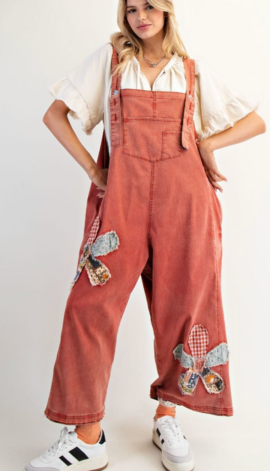 Ophelia Floral Overalls