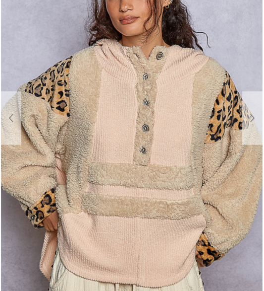 Wild Cozy Sherpa Hoodie