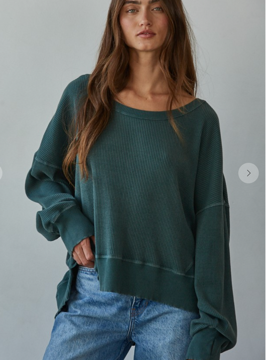 Homebody Waffle Knit Pullover