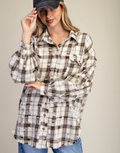 Saturn Plaid Flannel | Ecru FINAL SALE