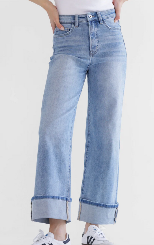 Mica Super High Wide Leg Jeans