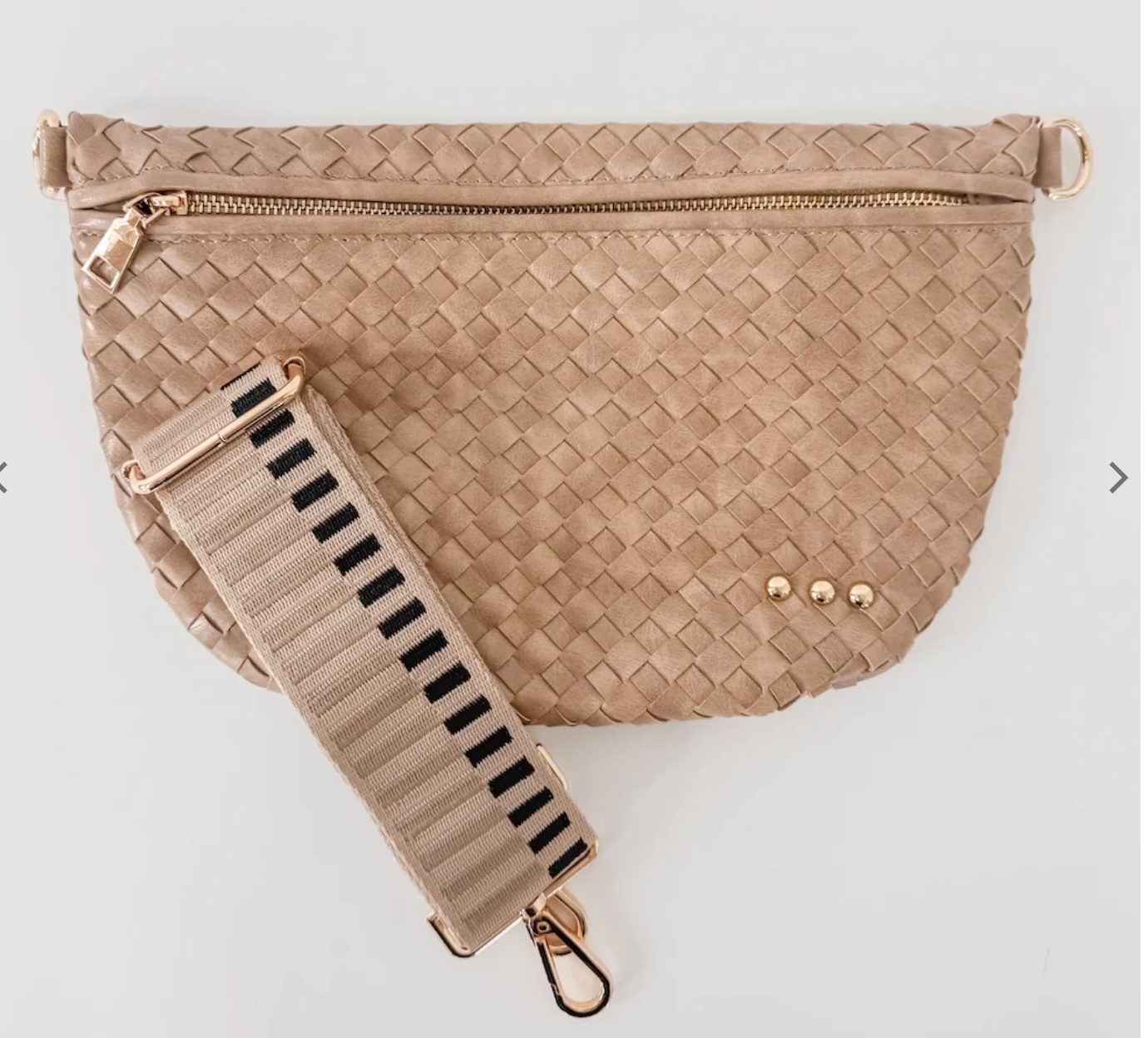 Westlyn Woven Bum Bag | Taupe