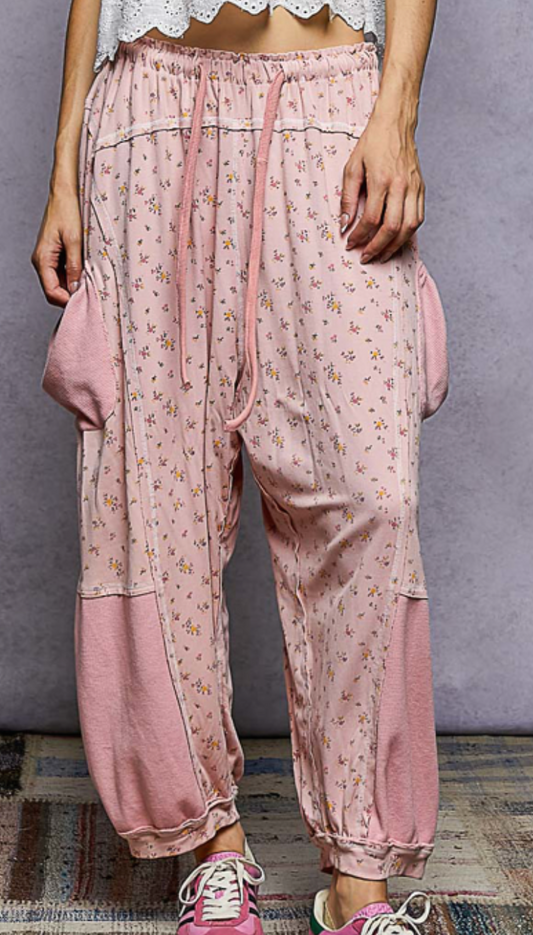 Devon Floral Pants | Pink